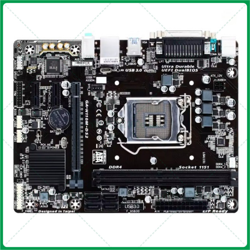 Used For GIGABYTE GAH110MDS2 DDR4 Motherboard H110 LGA 1151 i3 i5 i7 DDR4 32G