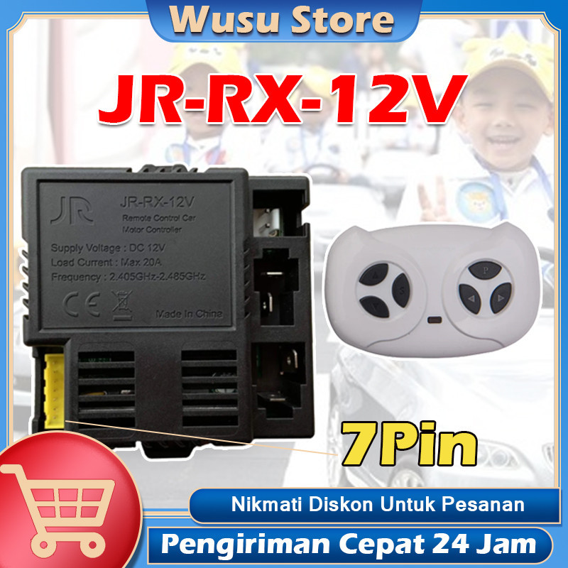 (jamila26) Receive Remot Mobil 12Volt JR-RX-12V Mobil Motor Aki Mainan Anak Remote Control