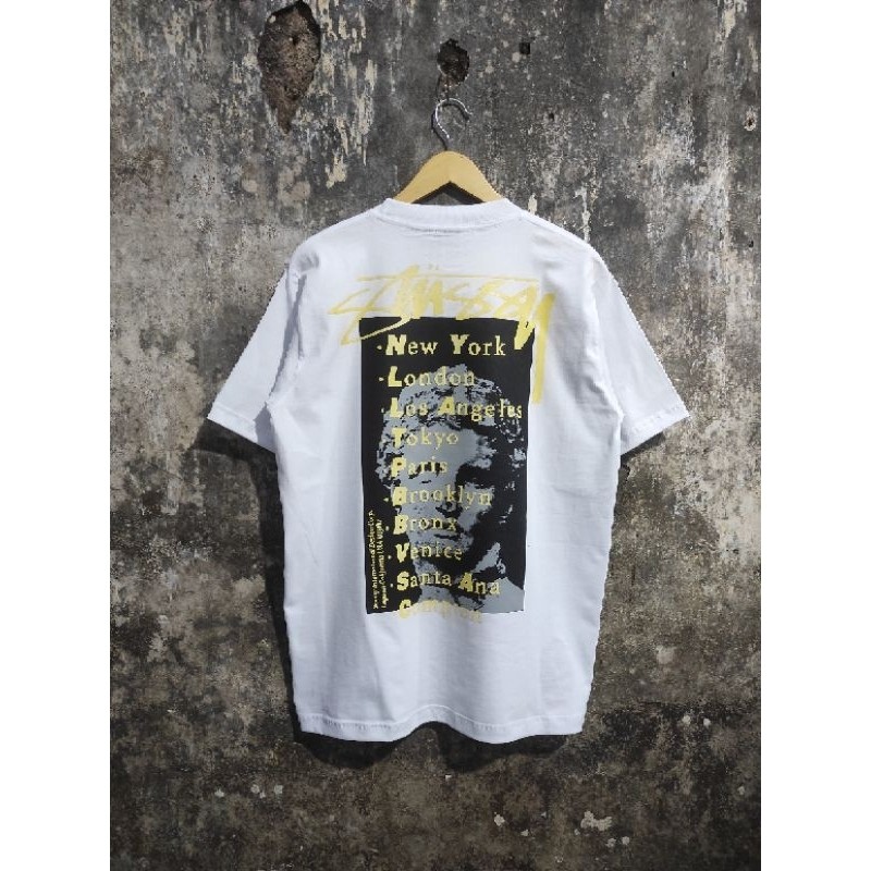 New 12.12 KAOS ST*SSY STATUE PIG DYED Kaos pria brended