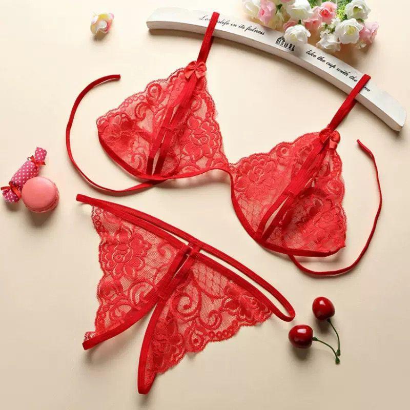 BG01 Bra Bikini G string Celana Dalam Wanita Adem Lembut Anti Bakteri Open Depan Belakang Big Size J