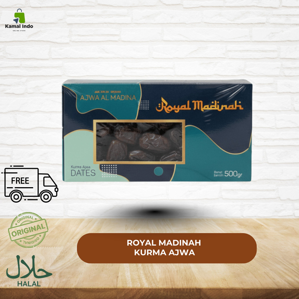 KURMA AJWA ROYAL MADINAH 500GR/ KURMA AJWA / KURMA NABI /KURMA ARAB