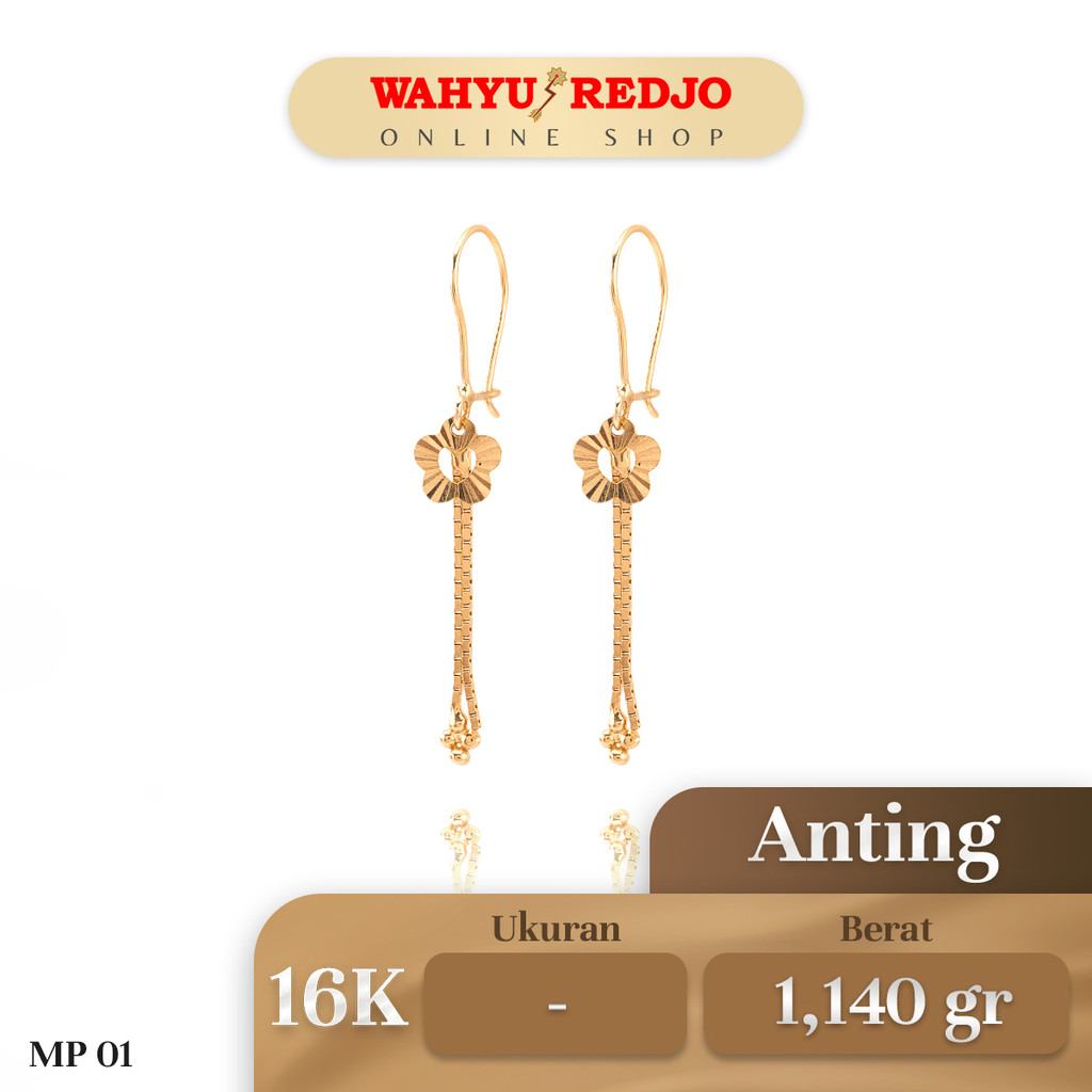 Anting Emas Kadar 16K Wahyu Redjo AN-16K-29844485