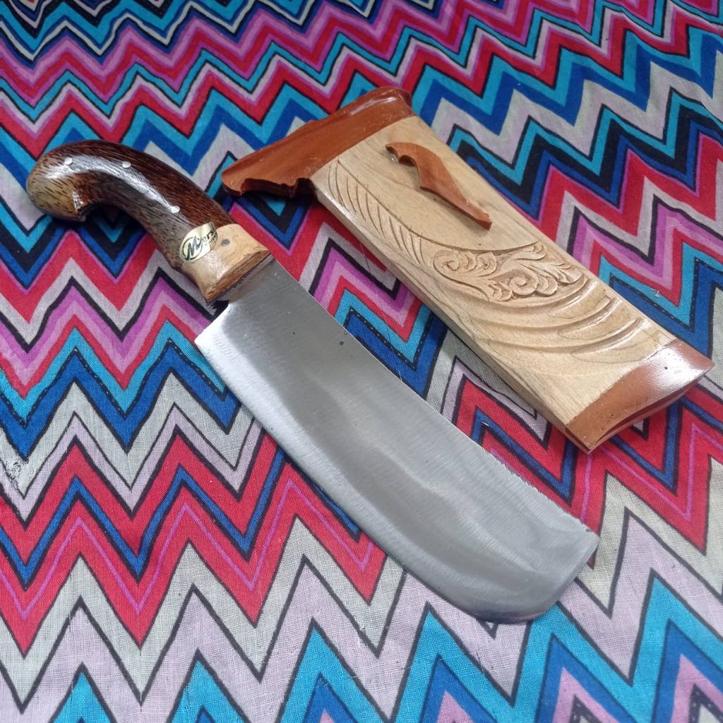 GOLOK CIBATU ASLI Hamalan jati GOLOK cacah choper daging tulang Hewan