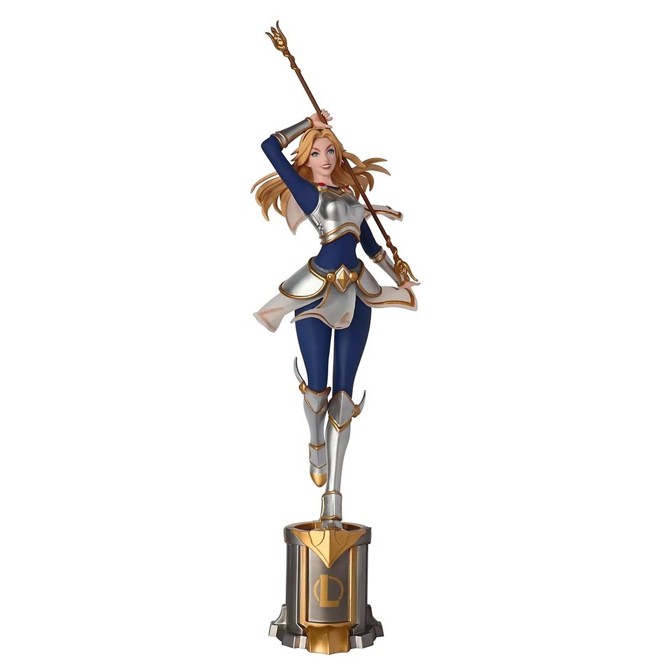 22cm League Of Legends Anime Figurine Luxanna Crownguard Lux Kaisa Jinx Action Figure Tiktok Hot Bir