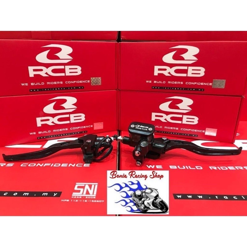 RCB Paket Master Rem E-3 Kotak 12.7MM/14MM Dan Kopling RCB E-2 (bisa diaplikasikan ke motor matic)