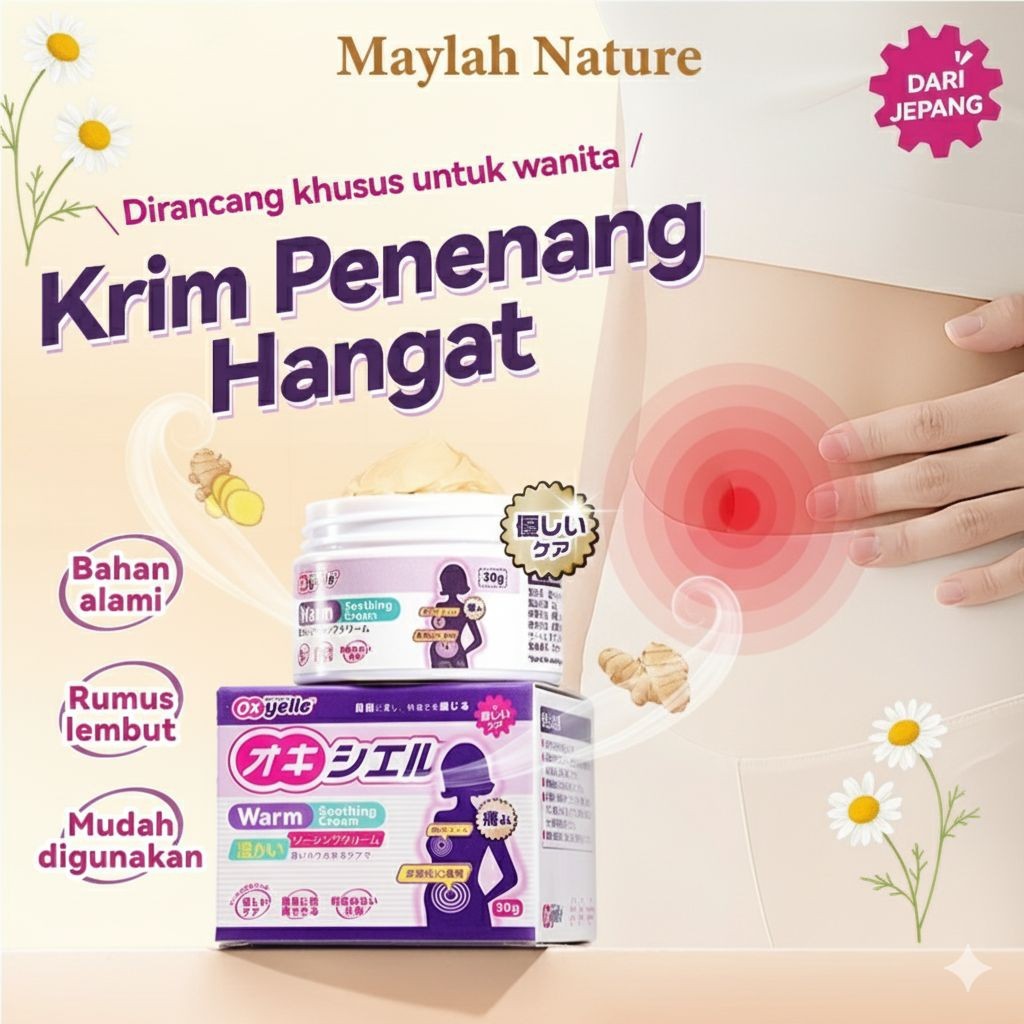 Oxyelle Gel Hangat Menenangkan Mengatasi Nyeri Menstruasi/Haid