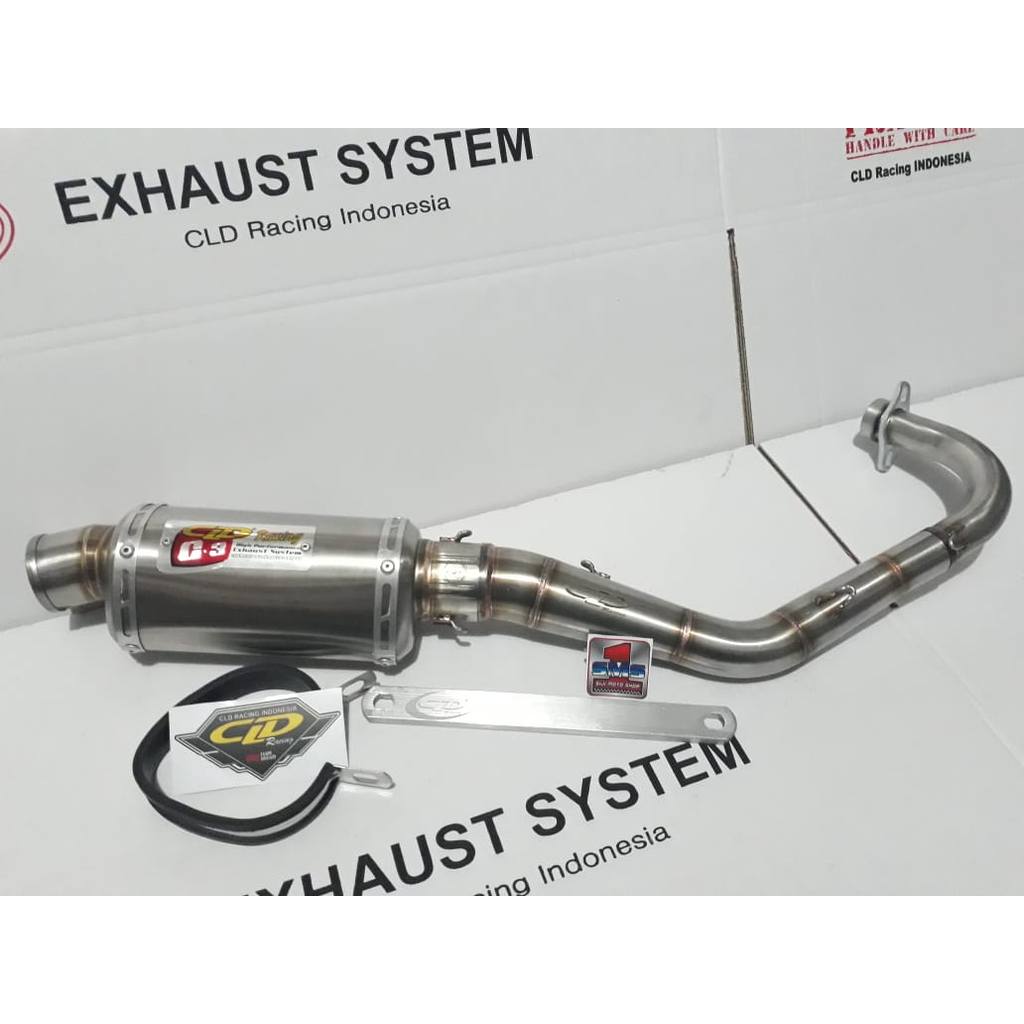 KNALPOT CLD Racing MIO J X-RIDE C3 OVAL ORIGINAL