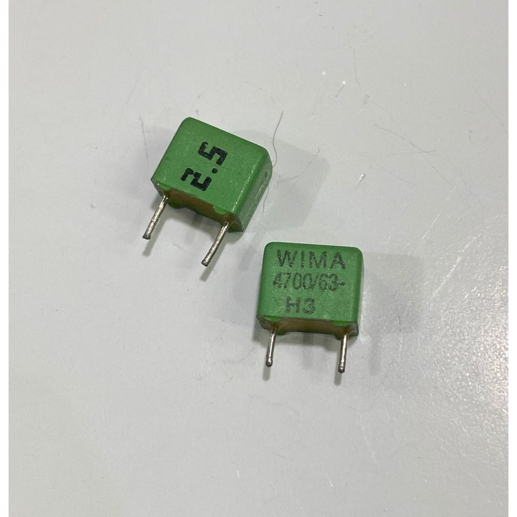 15 Pcs Capasitor Kapasitor MKS WIMA 4N7 / 4700PF 63V Kapasitor MKS WIMA [CE]