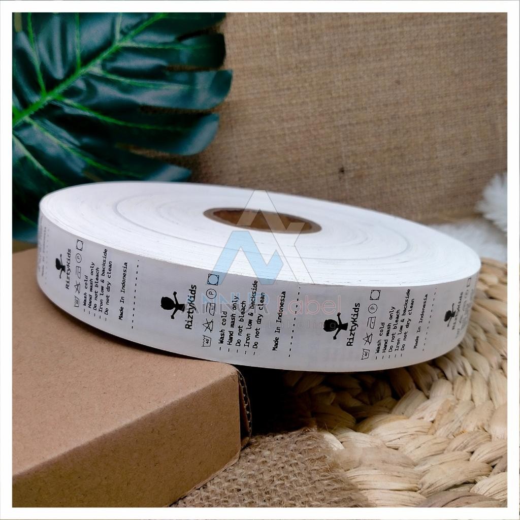 care label tafeta nylon washing label