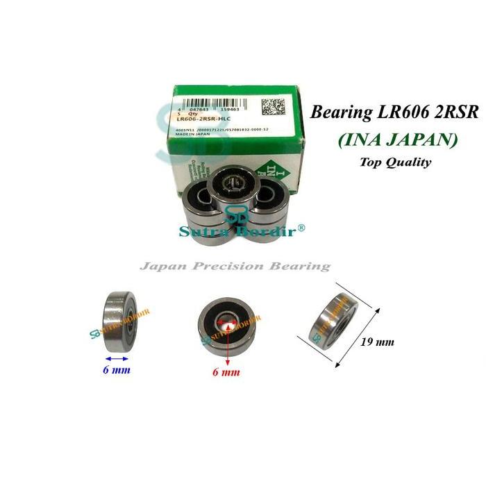Bearing LR606 2RSR INA JEPANG Ball Bearing LR606-2RS Jepang INA lr606RS bearing honda bearing lexus 