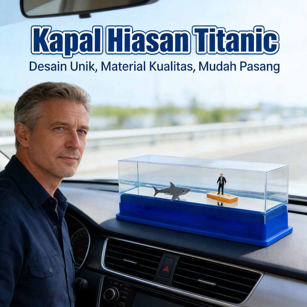 Hiasan Kapal Pesiar Ornamen Pajangan Mobil Titanic One Piece Kapal Hiasan