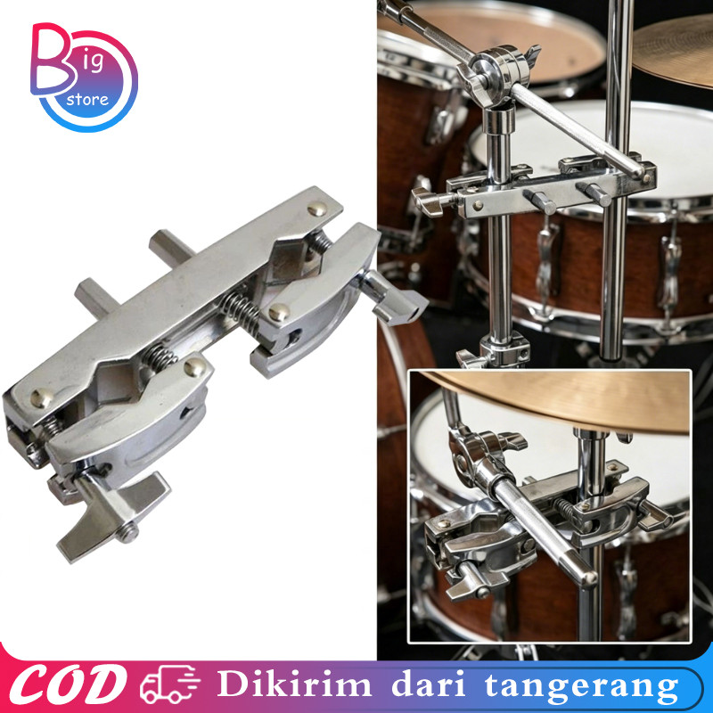 Multi Clamp Drum Multiple Clamp Adapter Stand Hardware Untuk Drum Elektrik Akustik