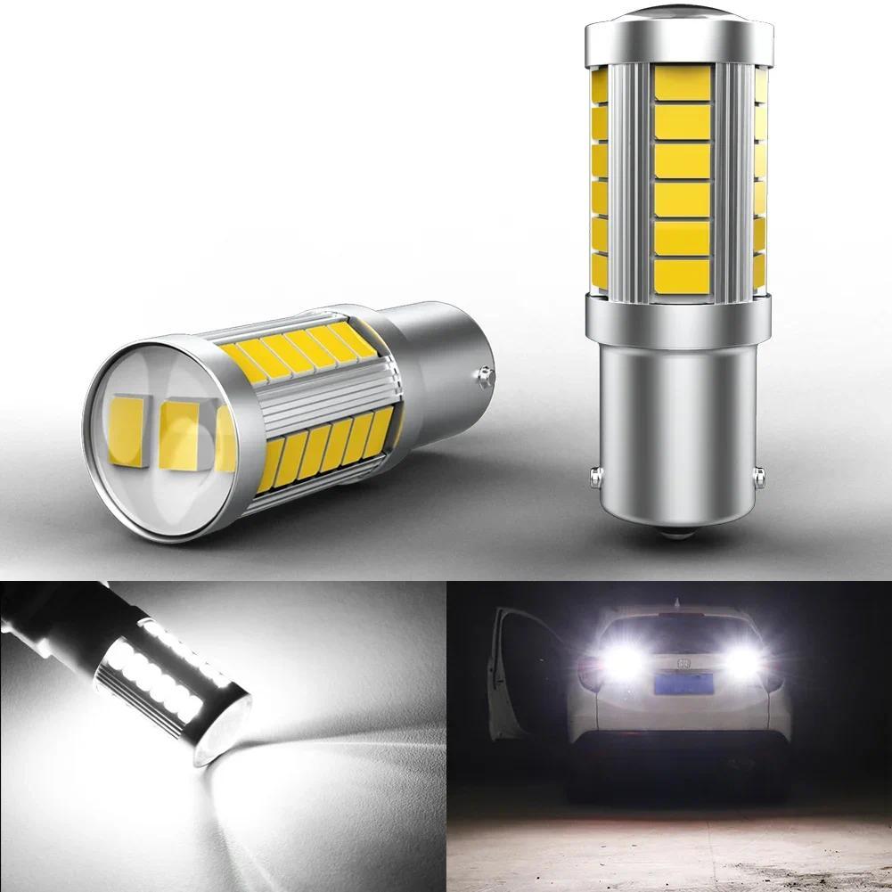 2pcs 1156 ba15s p21w 1157 bay15d p21/5w T25 3156 3157 T20 7440 7443 w21w Bau15s py21w Led Car Light 