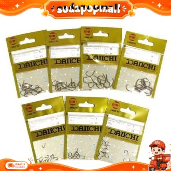 MATA KAIL DAICHI "DH-17" (KOI) (Brown Tanpa Lubang) PALING DICARI 