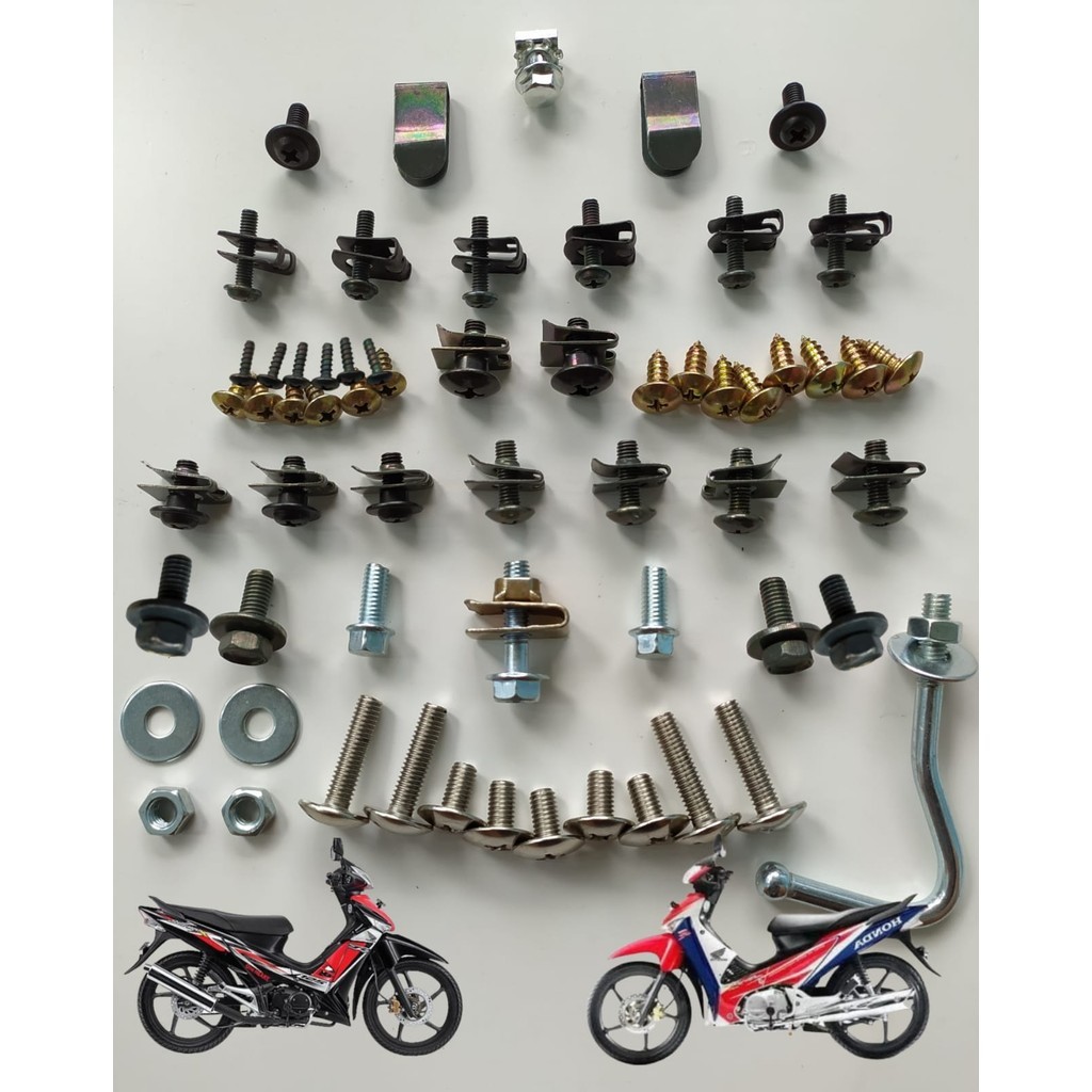 Baut supra x 125 full body / Full body supra X 125 Full set / Baut supra x 125 lama lengkap