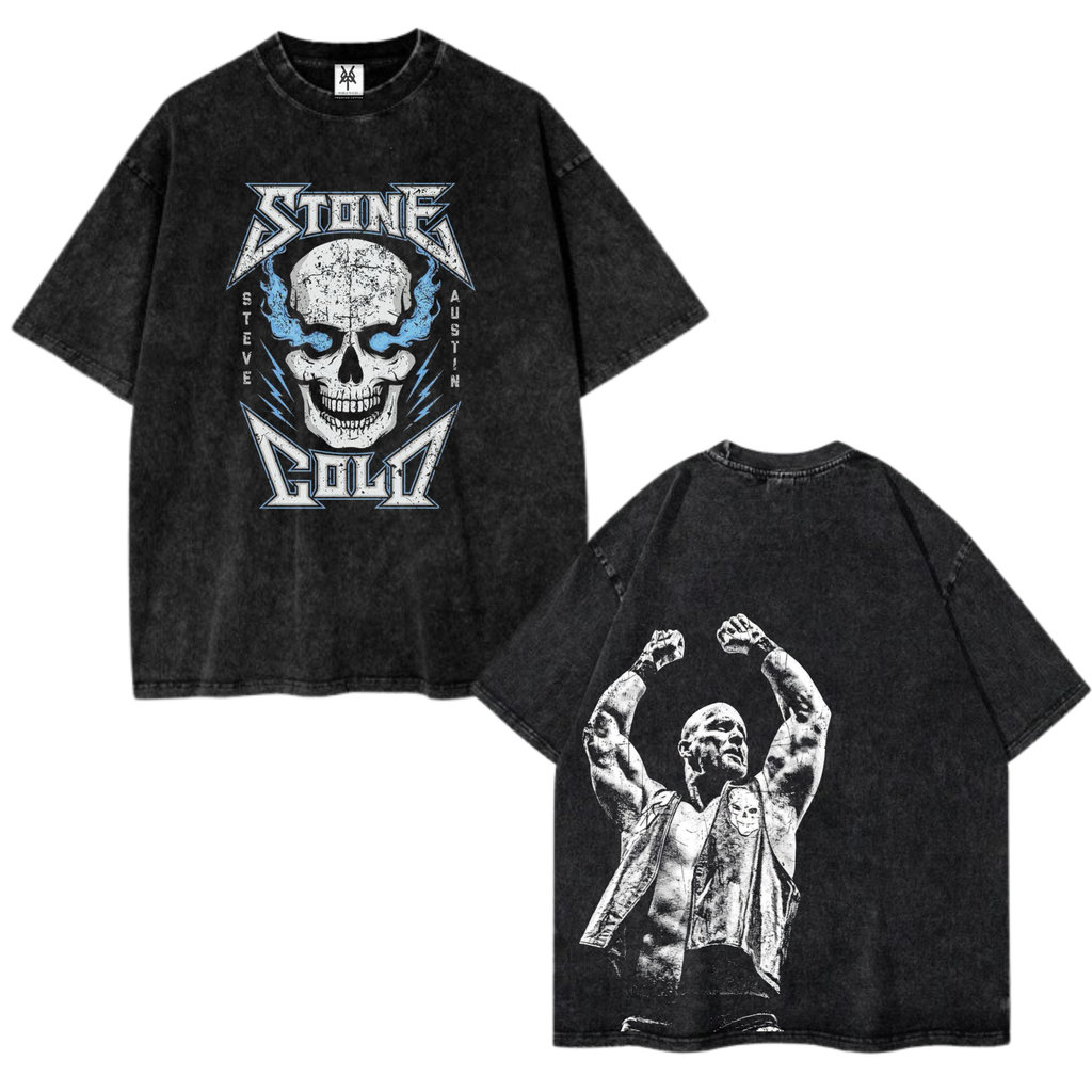 Patternmerch "stone cold steve austin" Oversize T-Shirt | Oversized | washing tee