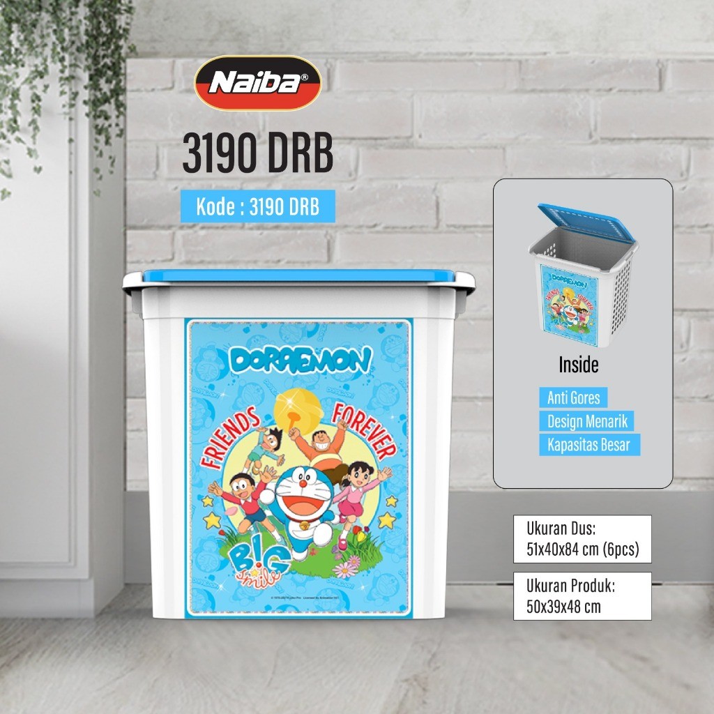 FUJA.ID NAIBA - Laundry Basket Keranjang Baju