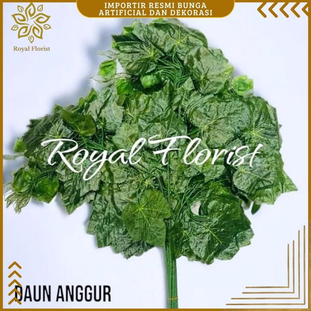 Daun anggur lusinan/palsu/lusinan/daun dekor||kebutuhan dekorasi/daun pohon/Tenda