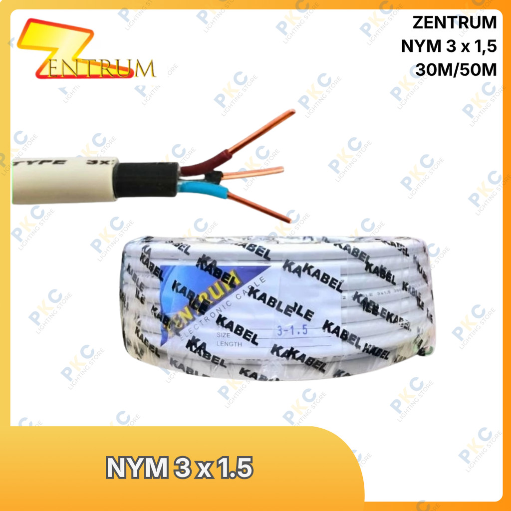 Kabel Listrik Kawat NYM 3 x 1.5