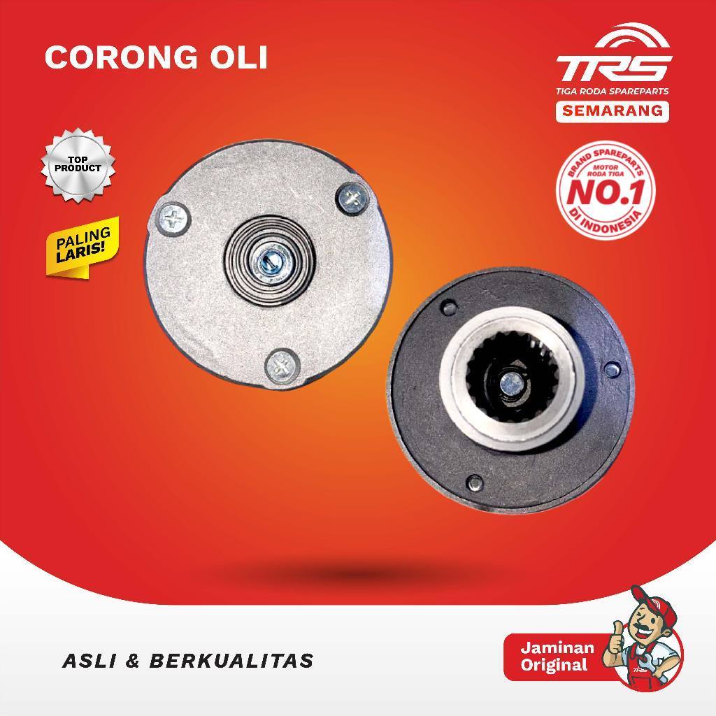 TRS Corong Oli Motor Roda Tiga Viar Karya Oil Cooler Tossa Hercules Motor Roda Tiga Spareparts Origi