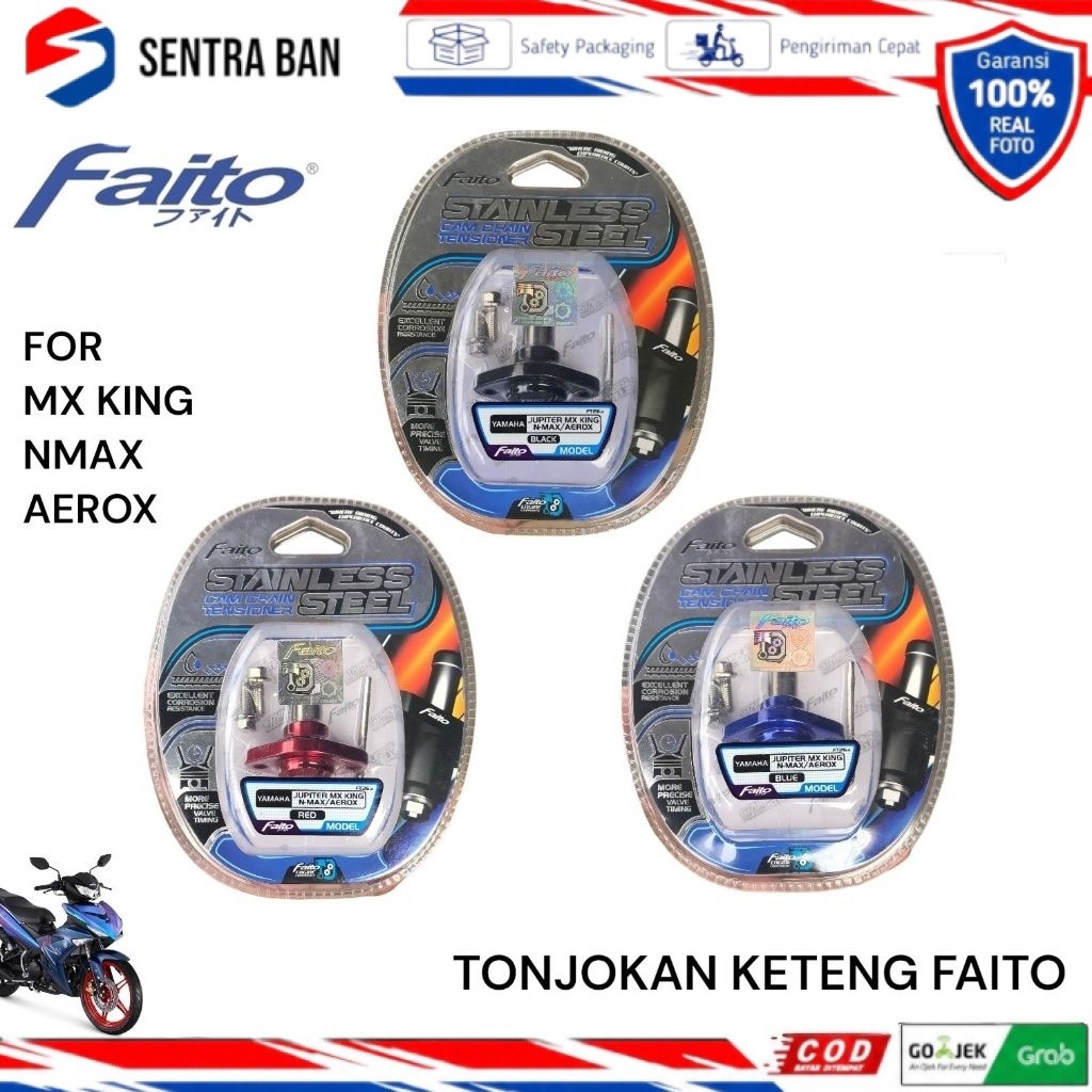 Tonjokan setelan stelan keteng adjuster tensioner manual Jupiter mx king nmax aerox mio m3 faito