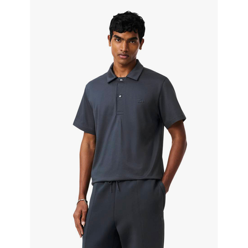 Paris Classic Fit Open Neck Embroidered Polo Shirt
