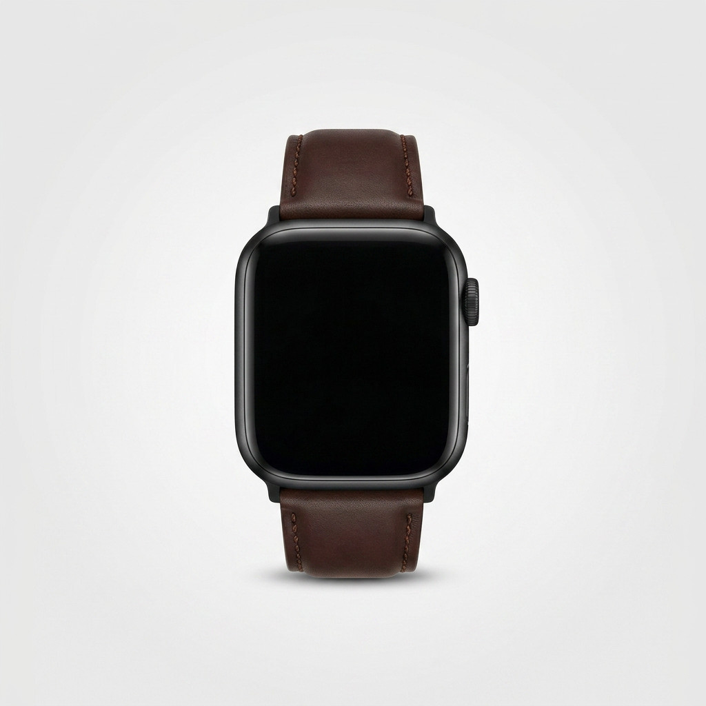 Parlent Strap Apple Watch - Full Grain Leather Patina – Magnetic Buckle, 42/44/45/49mm