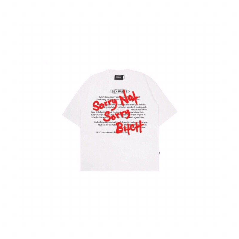 NEW SNSB WORLD | BL3D | TSHIRT | SORRYNOTSORRY.BITCH Baju Kaos Unisex