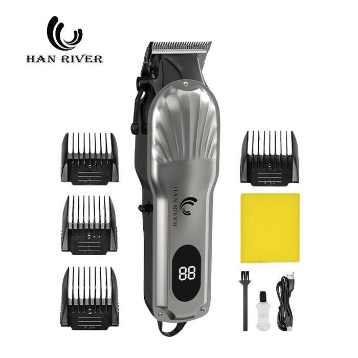 PROMO  HAN RIVER Alat Cukur Kumis Dan Jenggot 6IN1 Cukur Rambut Elektrik Type-C Rambut Jenggot 2000m