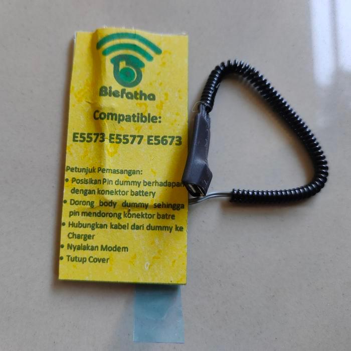 Dummy battery compatible with huawei modem e5577 XL GO / Telkomsel