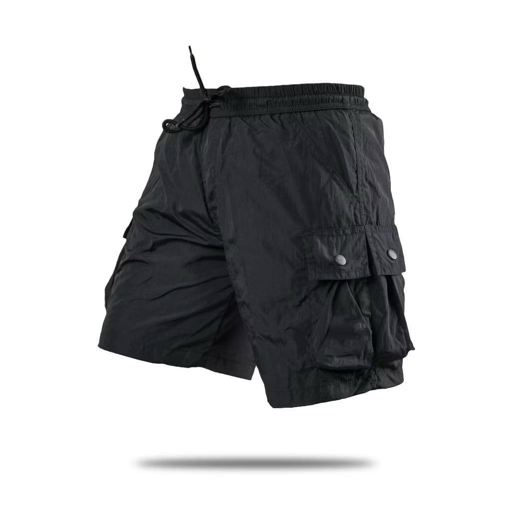 Celana Pendek Cargo Crinkle | Refinee | Cargo Crinkle Shorts Pants