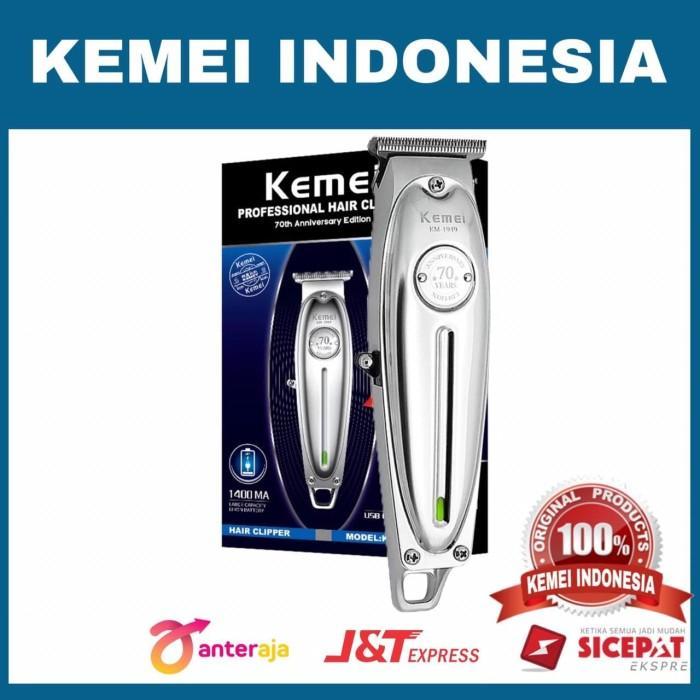 KEMEI KM-1949 TRIMMER PROFESIONAL ALAT MESIN CUKUR RAMBUT KEMEI METAL - 1949