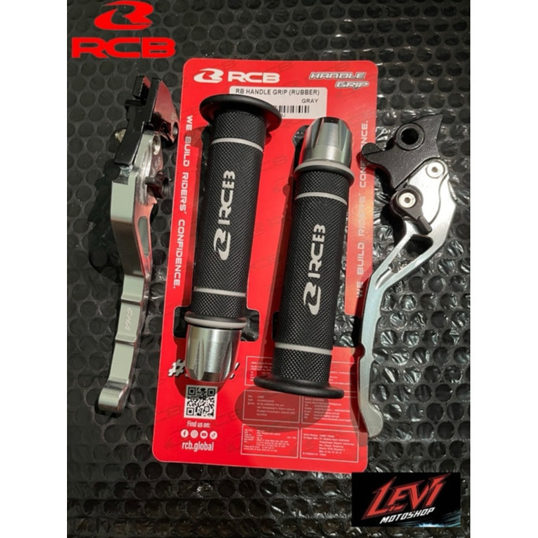 3in1 Handgrip RCB HG55 ORI + Handle cnc + Jalu stang cnc Handgrip Motor Nmax Aerox Handgrip Motor Mi