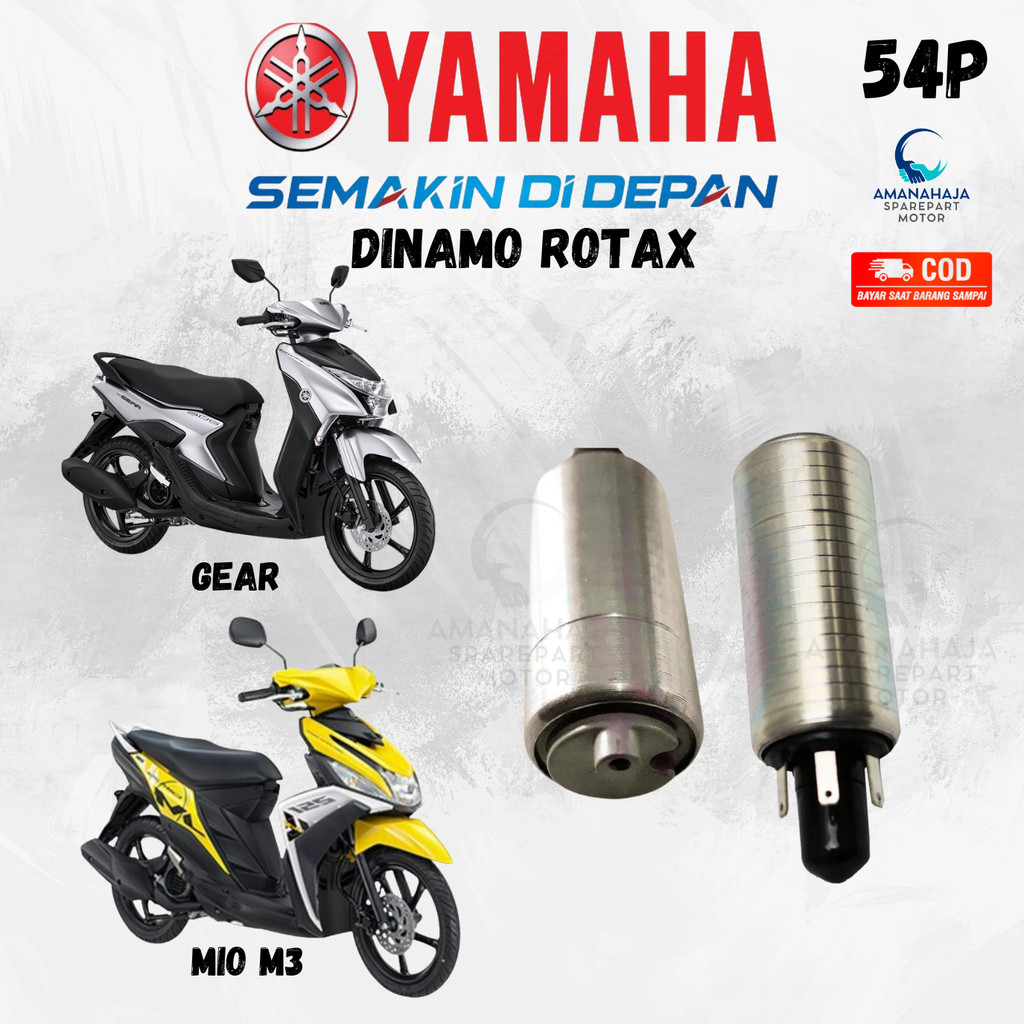 (GARANSI) ORI DINAMO FUEL PUMP ROTAX MIO M3 GEAR (54P) | ROTAK | SPAREPART ORIGINAL SUKU CADANG SEPE