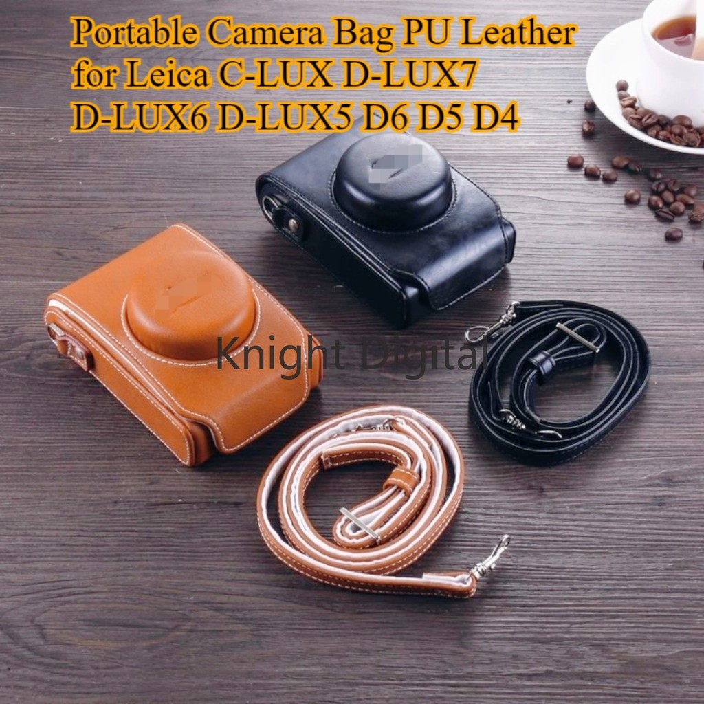Portable Camera Bag PU Leather Case Cover BOX for Leica C-LUX D-LUX7 D-LUX 7 D-LUX6 D-LUX5 D6 D5 D4 