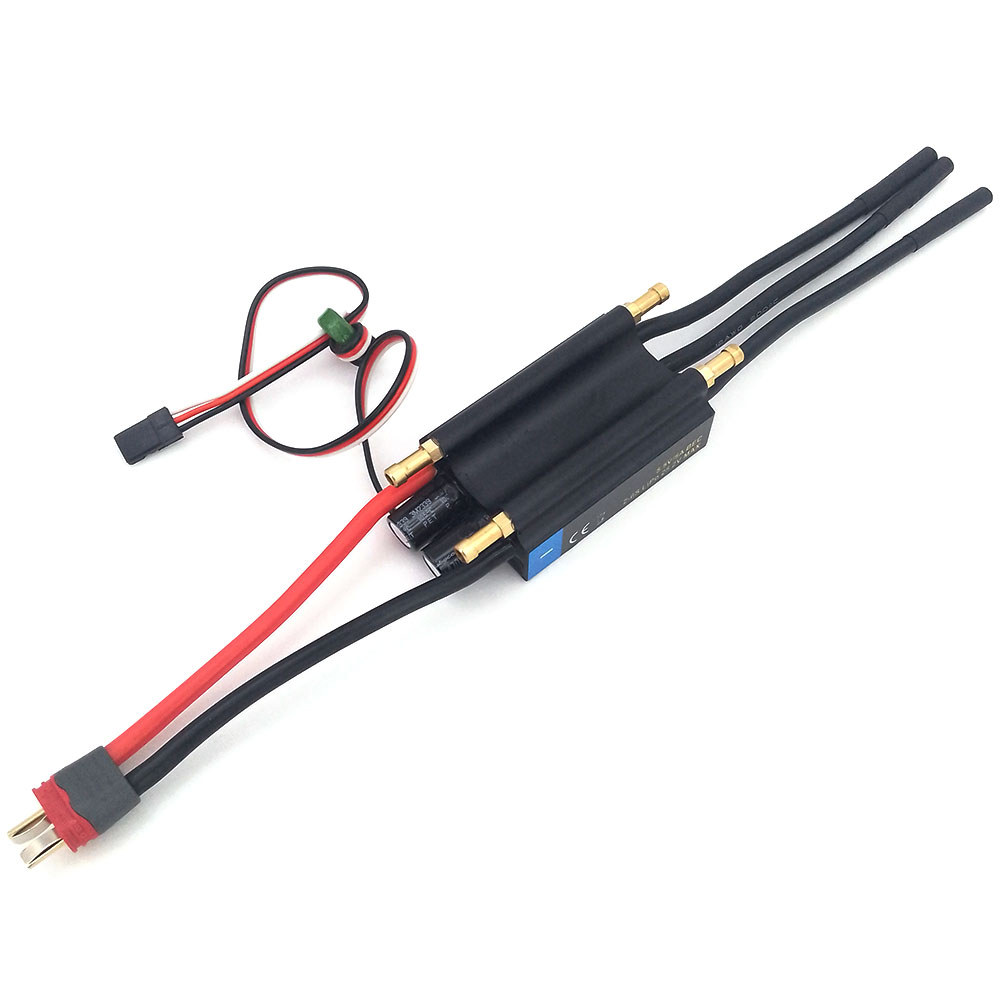 FLYCOLOR 2-6S Brushless Motor ESC 90A Forward Backward Water Cooling Speed Controller for RC Boat Mo
