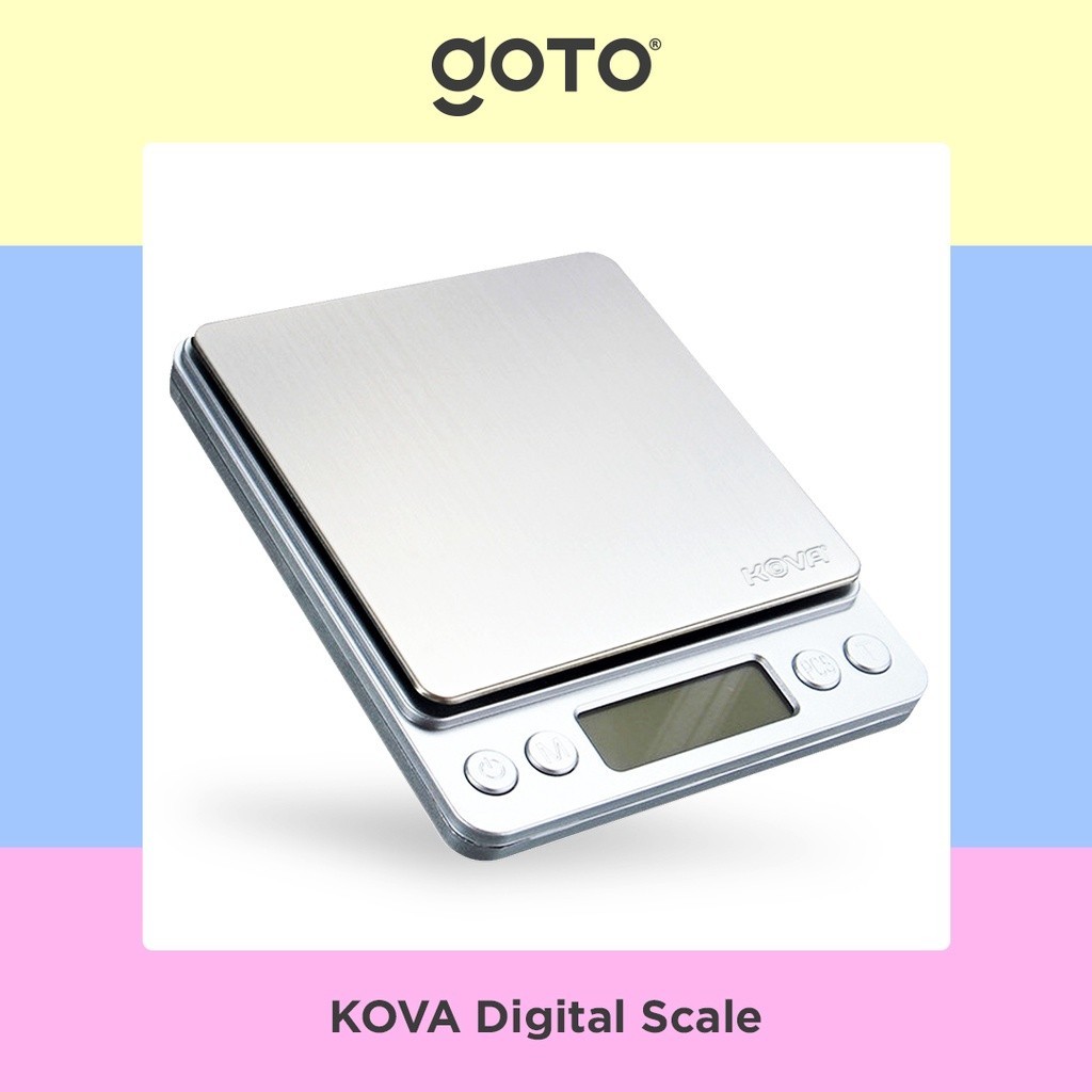 (Promo Terbatas) Kova I-2000 Timbangan Digital Bumbu Dapur Kopi Emas Scale 0.1 Gram