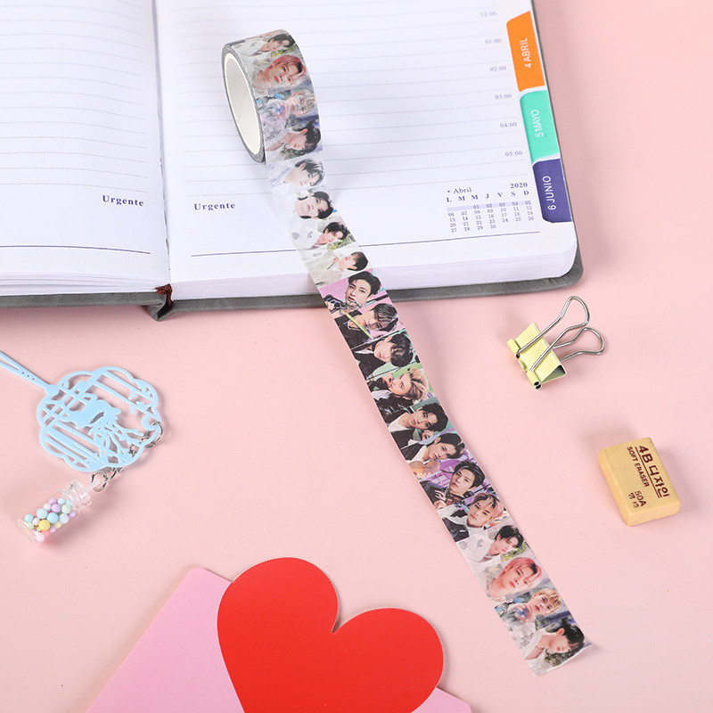 Stray kids celebrity meranse account stickers and paper tapes skzoo decorative tape celebrity merans