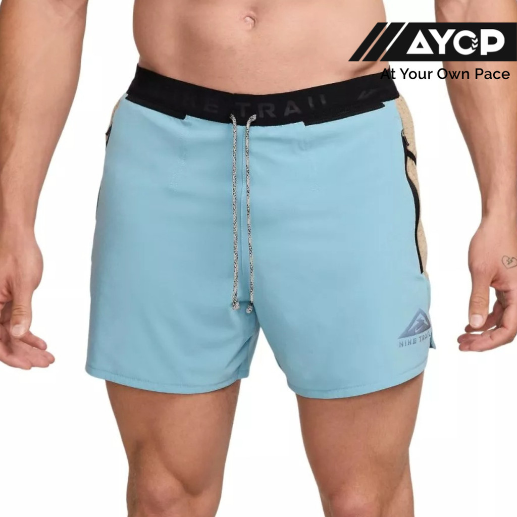 Nike Trail Dri-FIT Flex Stride 5-inch Brief-lined Men’s Running Shorts - Denim Khaki