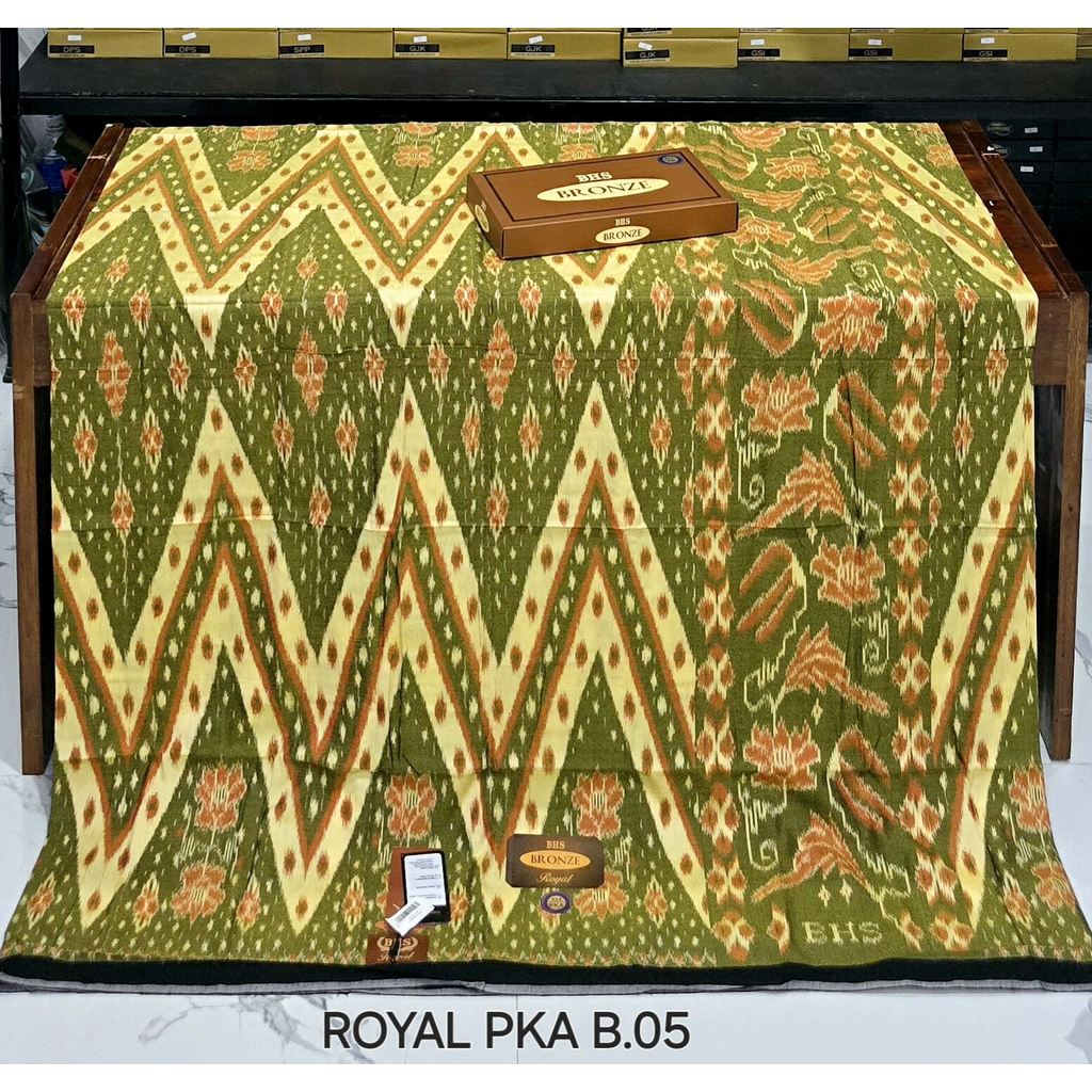 SARUNG BHS ROYAL MOTIP KAWUNG/BHS KAWUNG/BHS MESRES/BHS JAHIT TENGAH BHS JADUL/KUALITAS BRONZE
