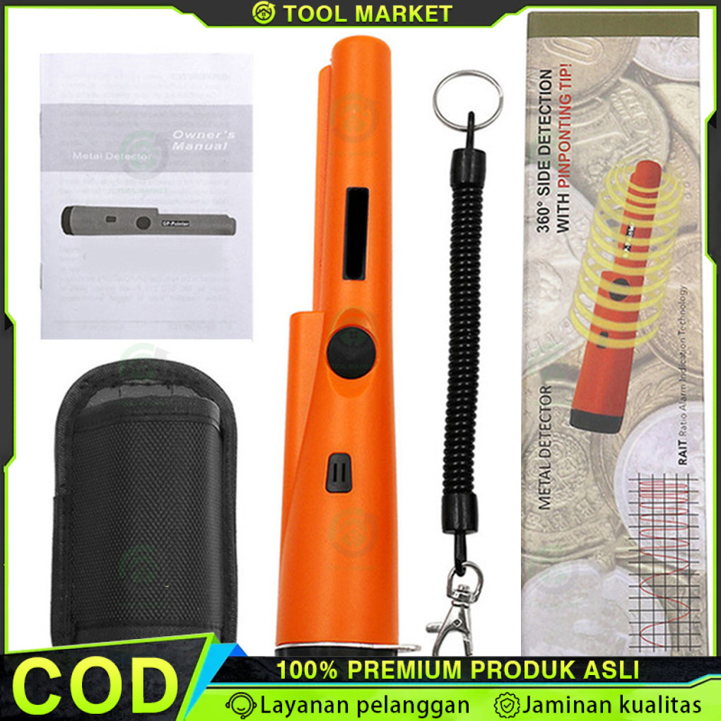 Metal Detector Alat Pendeteksi Logam Emas / Gold Detector / Alat Pendeteksi Emas / Detektor Logam Em