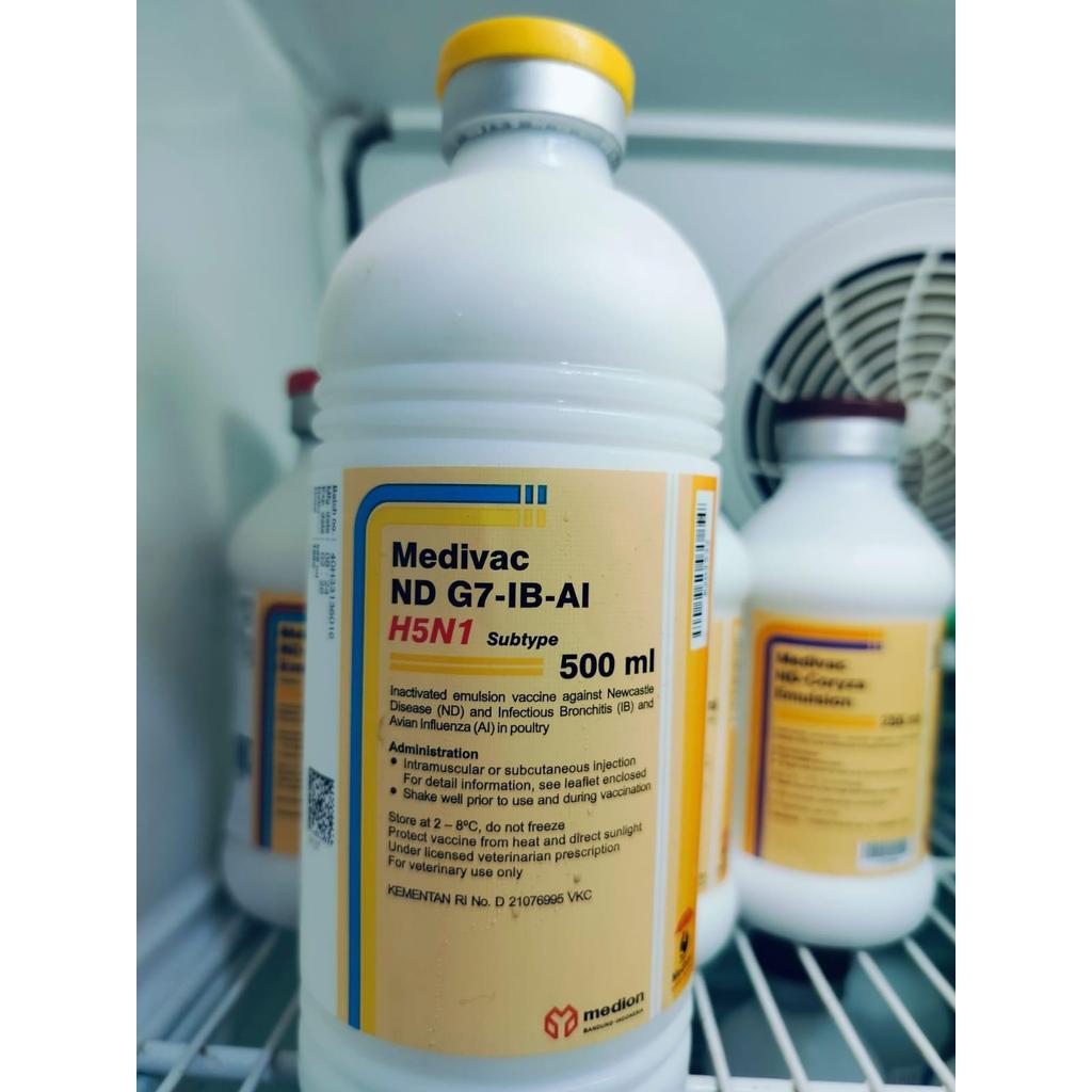 KAYDEN STORE Medivac ND G7-IB-AI H5N1 Vaksinasi Ayam Unggas cegah ND, IB dan AI