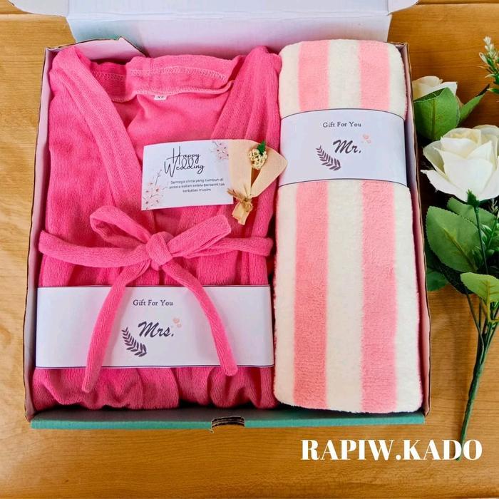 Best Seller Hampers Handuk Kimono | Handuk Seserahan Kimono Set | Kado Wedding Kimono Premium|Hamper