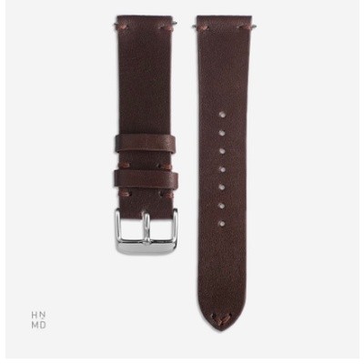 Time|| HNMD Leather Strap || Tali Jam Kulit || Dark Chocolate