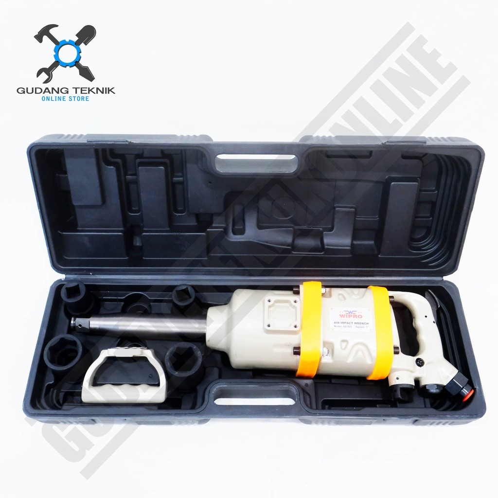 Air Impact Wrench 1" TWIN HAMMER Truck Heavy Duty WIPRO AS-925 / Alat Buka Pasang Baut Impact Wrench