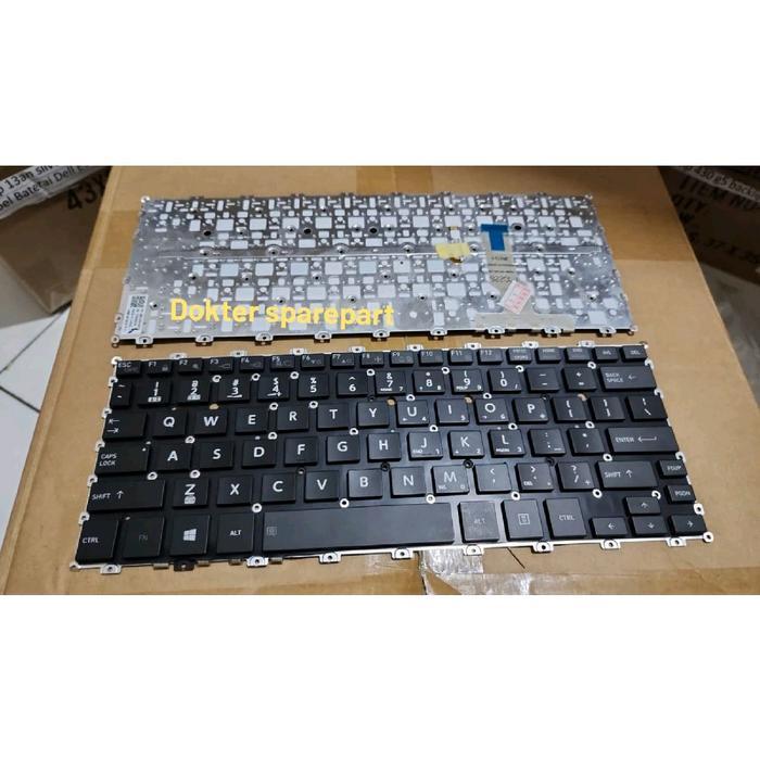Keyboard Laptop Tosh Portege X20W-D X20W-E X20W-D-13 Non Lampu
