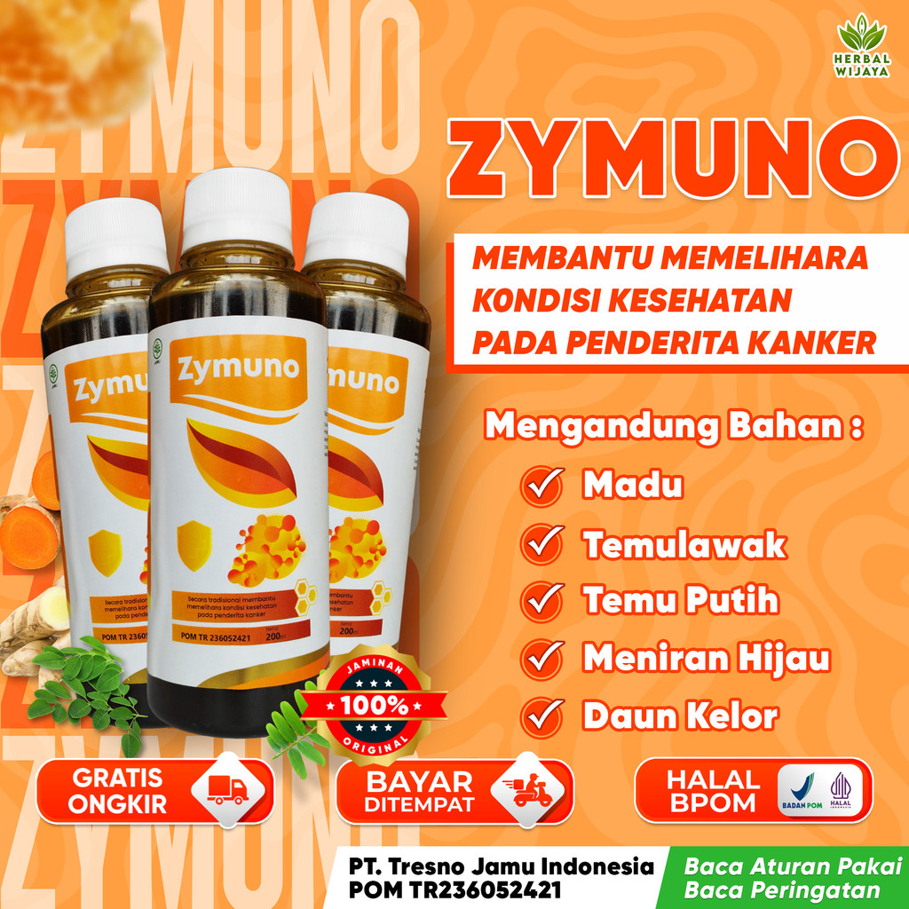 Zymuno [Paket 3 Botol] - Madu Herbal Lancarkan haid, Atasi Kista, Keputihan, Benjolan, Tumor, Kanker
