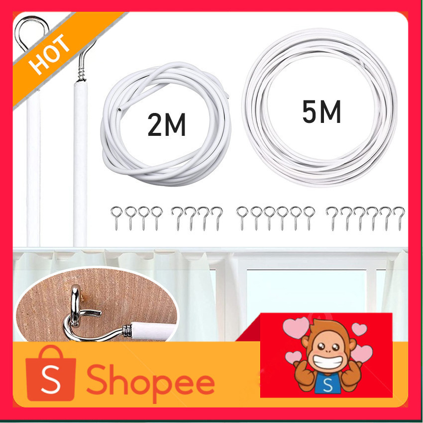 5 Meter Kawat Gorden Dapur Jendela Pintu Dll / Kawat Gorden Pasang Ke Pintu Jendela Dapur / Tali Spi