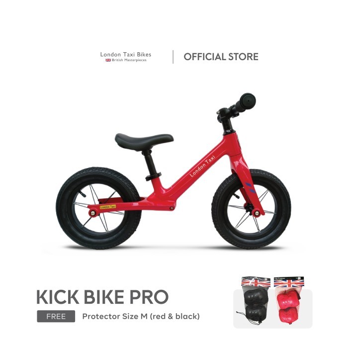 Sepeda Anak London Taxi Balance Bike PRO - Ruby