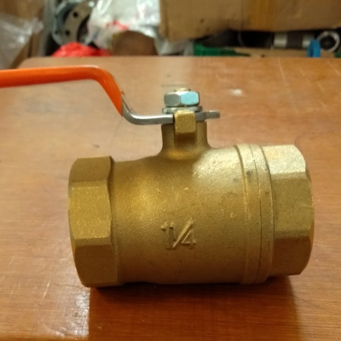 ball valve 11/4" kitz stop kran kuningan